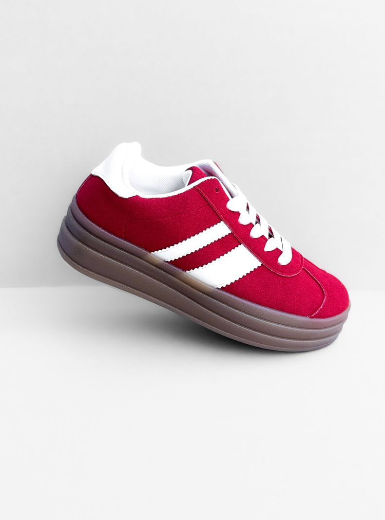 ZAPATILLA MUJER BECCA ROJO BELLA MODA-4
