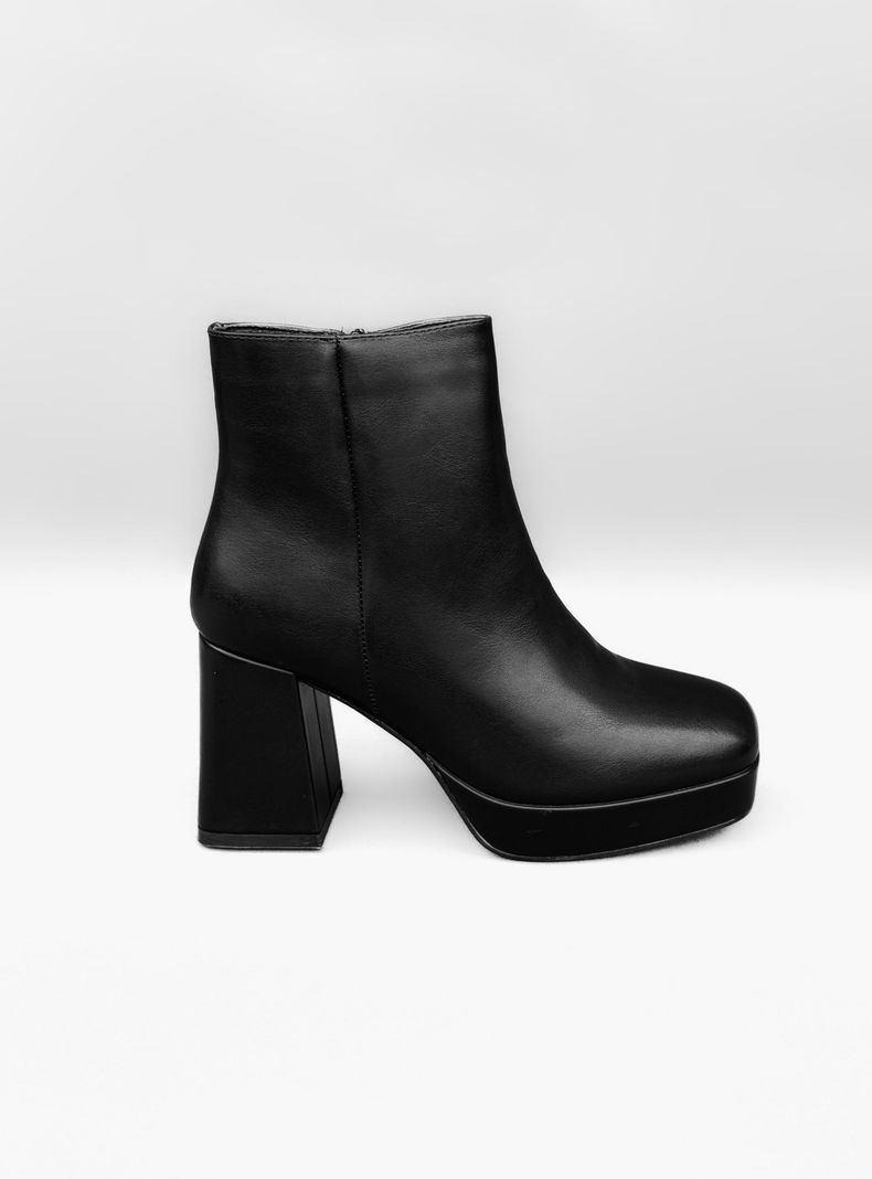 BOTIN MUJER LIA NEGRO BELLA MODA