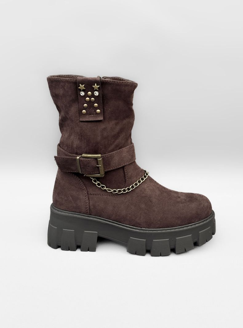 BOTIN MUJER CORA CAFE BELLA MODA
