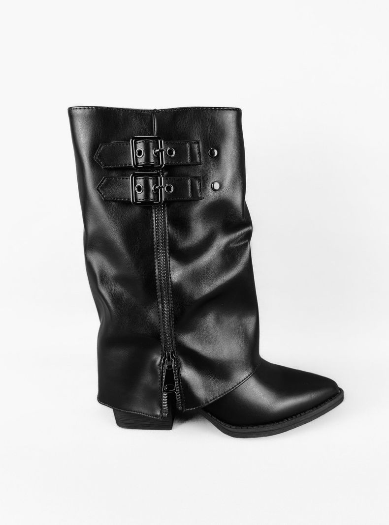 BOTIN MUJER BONNIE NEGRO BELLA MODA 35