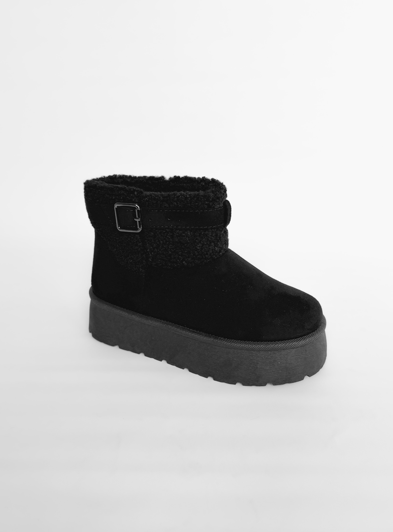 PANTUBOTA MUJER LIZ NEGRO BELLA MODA