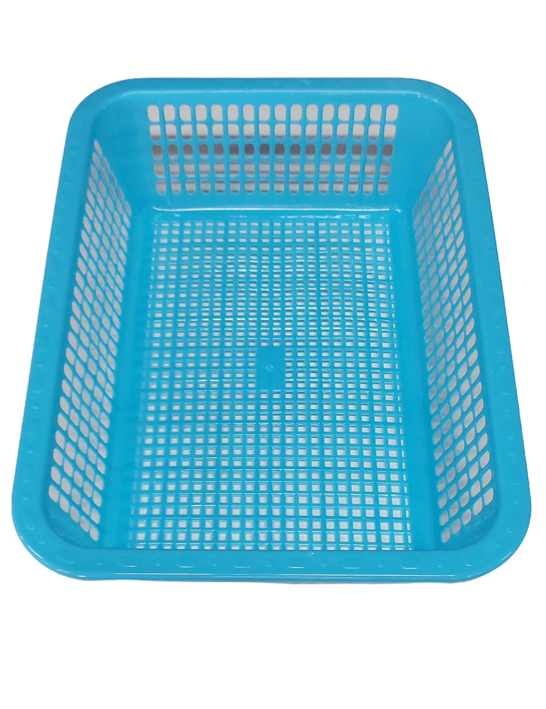 Pack X 10 Unid Canasta Bandeja Plástico Rectangular 34 Cm-2