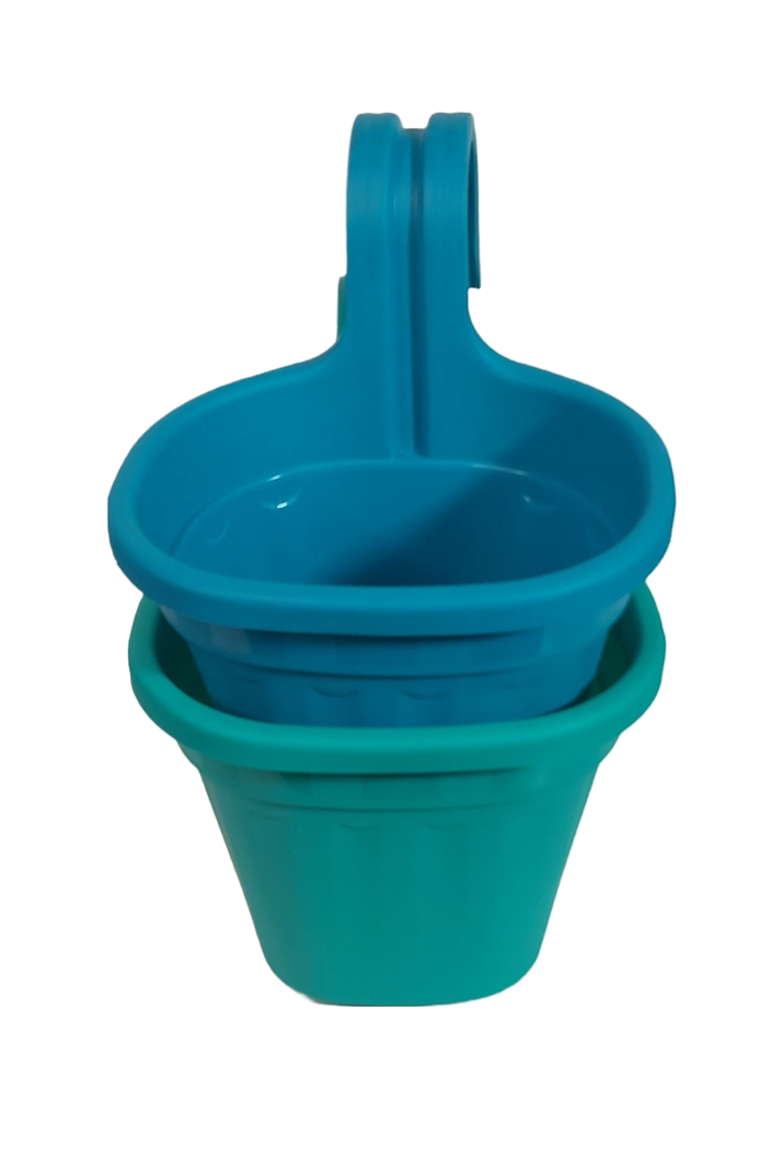 pack x 5 macetero balcón simple 21 cm-1