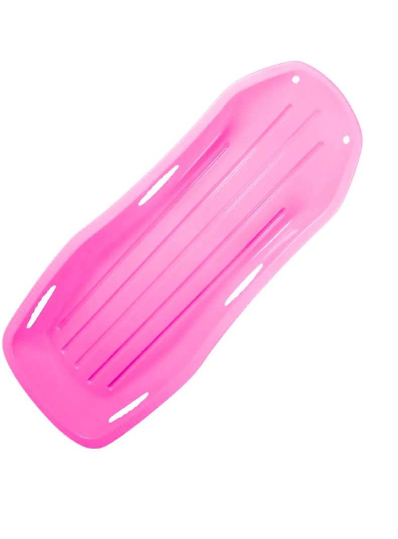 Trineo Nieve Deslizador Infantil Adulto 2puestos 120 Cm Rosa Rosado