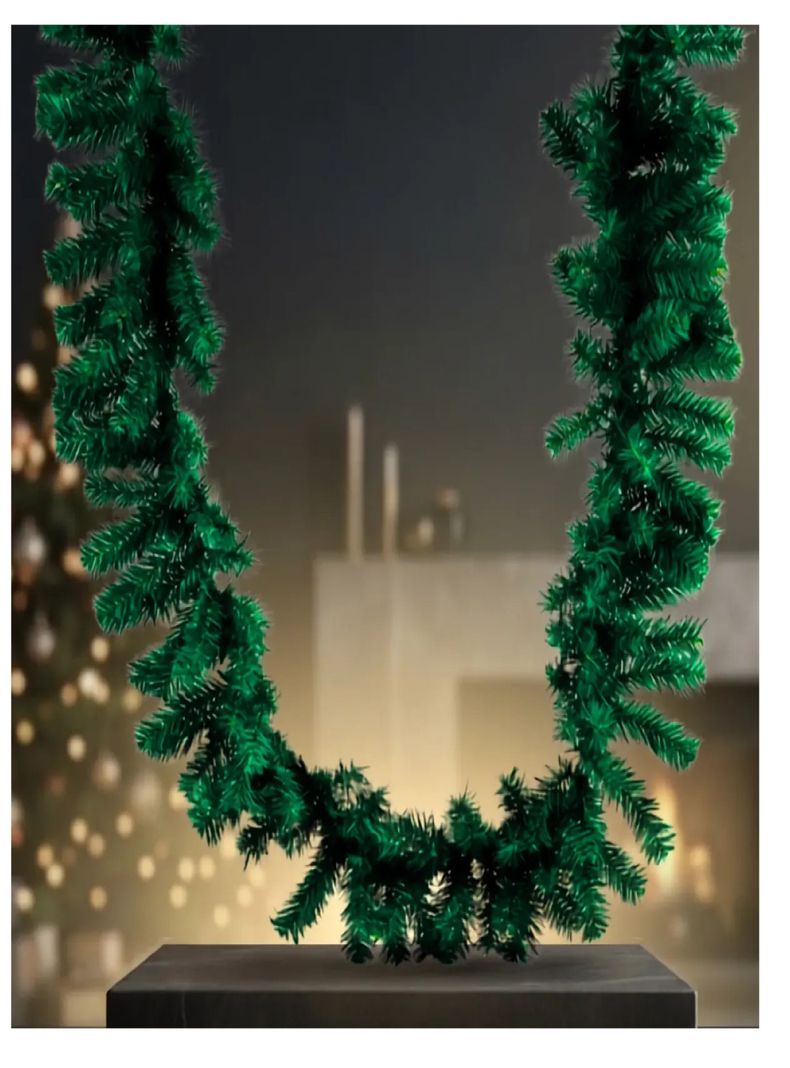 Guirnalda Canadiense De Navidad 270 Cm Decoracion Festiva