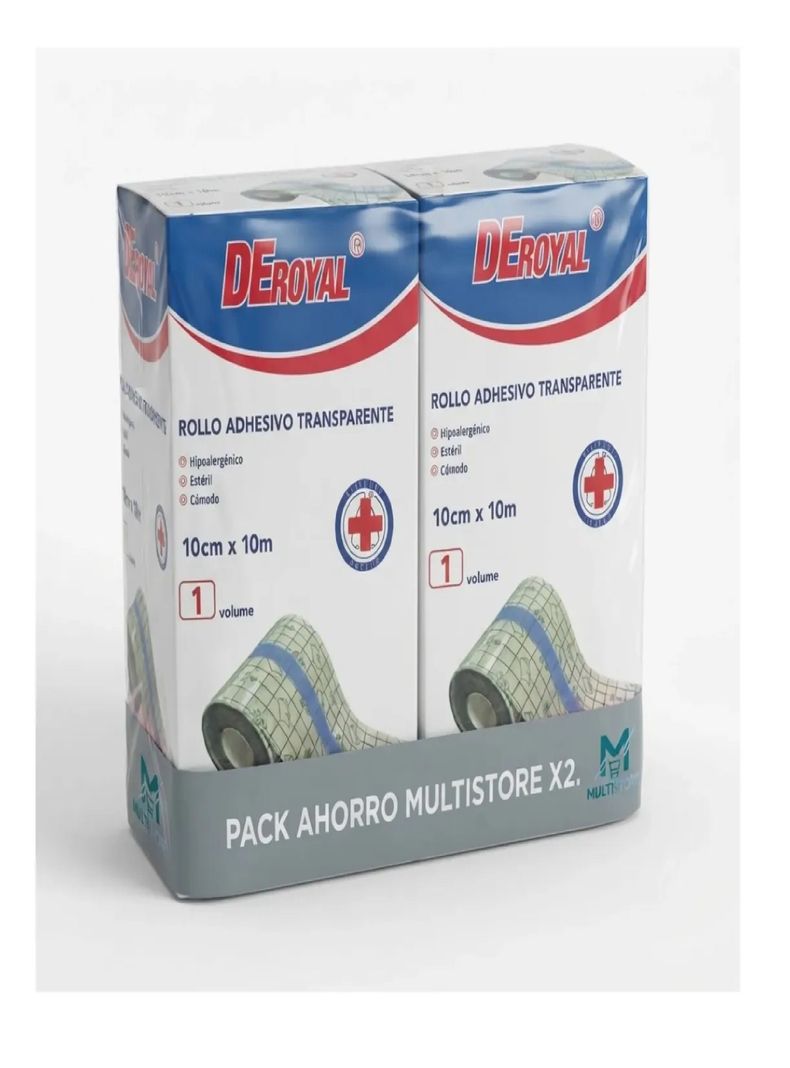 Parche Tatuaje Protector Curacion Piel 10cm X 10m Pack X2