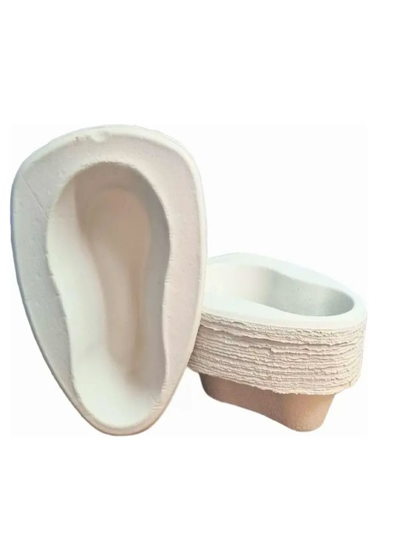 Chata Desechable De Carton Biodegradable X20 Uso Medico