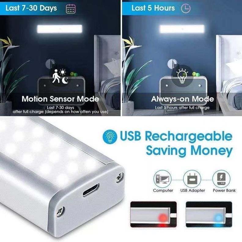 Barra Luz Led inteligente sensor de movimiento-1