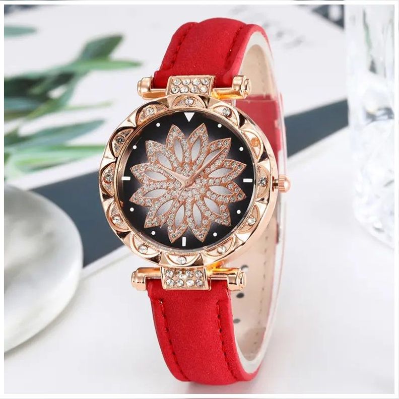Set de lujo Exclusivo para Mujeres con Reloj Colgante Aros y Pulsera-4