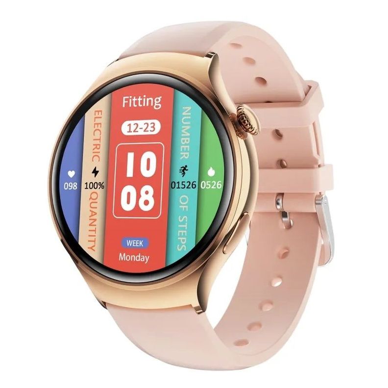 Smartwatch M11 Asistente de voz IA Resistente al agua Doble correa-1