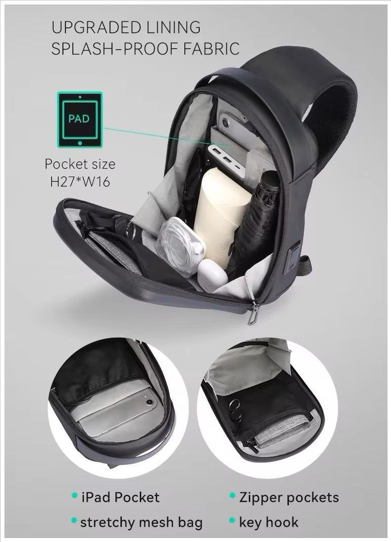 Bolso Antirrobo Multifuncional para Viajes y Oficina Impermeable-5
