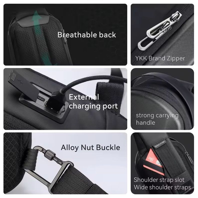 Bolso Antirrobo Multifuncional para Viajes y Oficina Impermeable-6