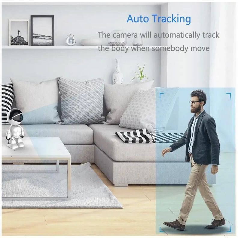Cámara de Vigilancia Inteligente Robot Detección de Movimiento-7
