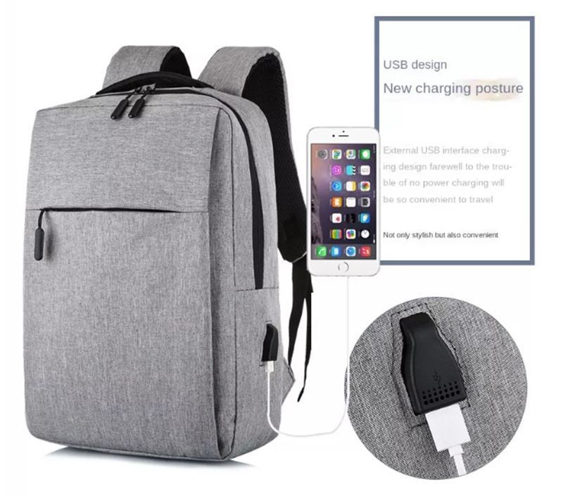 Mochila para Laptop impermeable con puerto USB 39 Litros-4