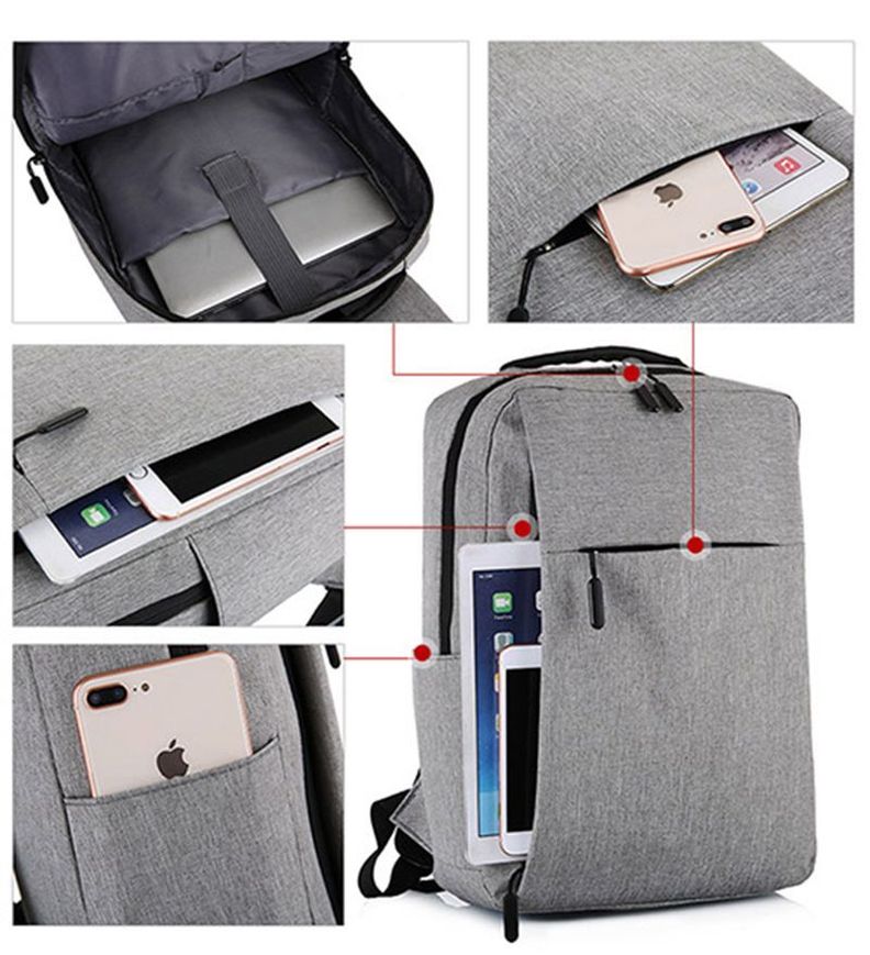 Mochila para Laptop impermeable con puerto USB 39 Litros-2