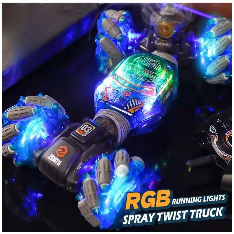 Auto Acrobatico Doble Cara 4X4 RC Control Remoto Gestos Verde