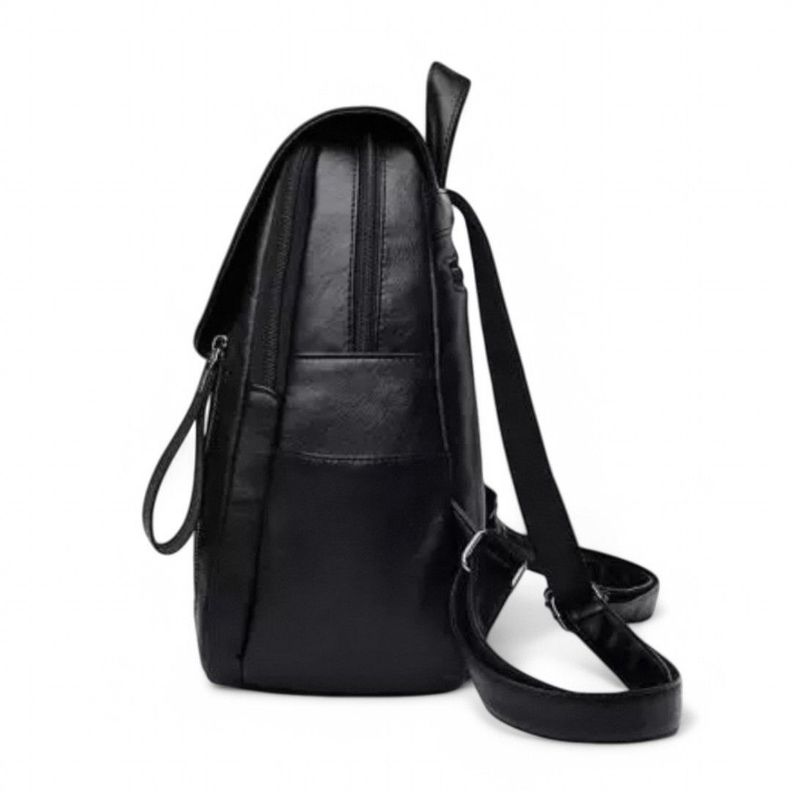 Mochila Mujer Cuero Pu Antirrobo Alta Calidad Gran Capacidad-2