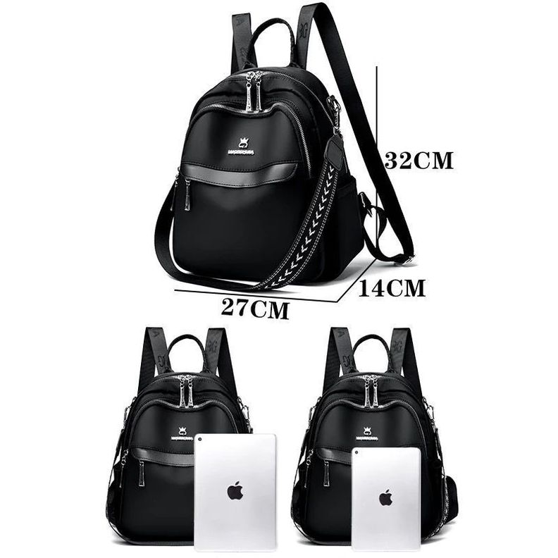 Mochila Cartera Bolso Juvenil Chic Elegante y Multifuncional-6