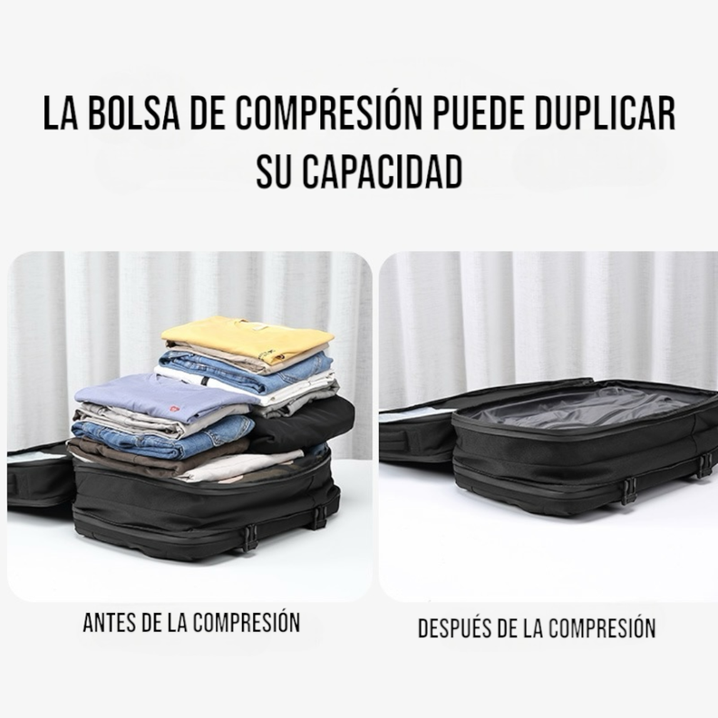 Mochila MV Movac AirPack de Viaje con Bolsa Comprimible 22-45L-1