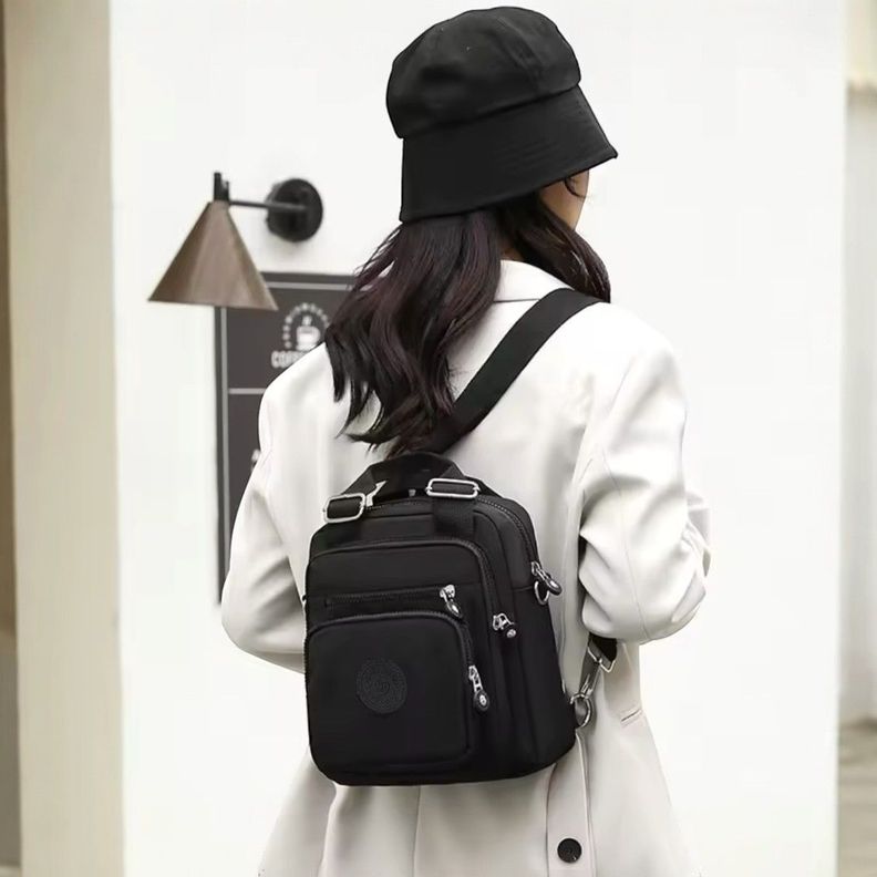 Mochila Bandolera Y Bolso Para Mujer Multiuso Impermeable-2