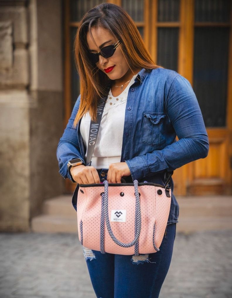 Mini Cartera MOVAC Tropical Neopreno para Mujer a la Moda Tendencia Multiuso-1