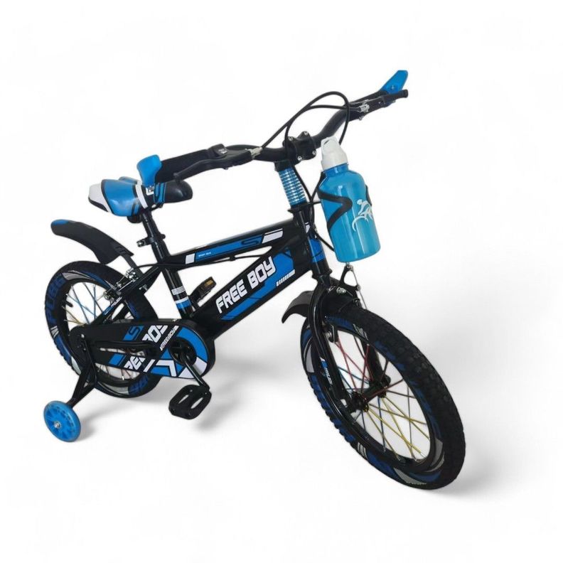 Bicicleta Infantil Aro 16 Para Niños Y Niñas Rueda De Apoyo.-1