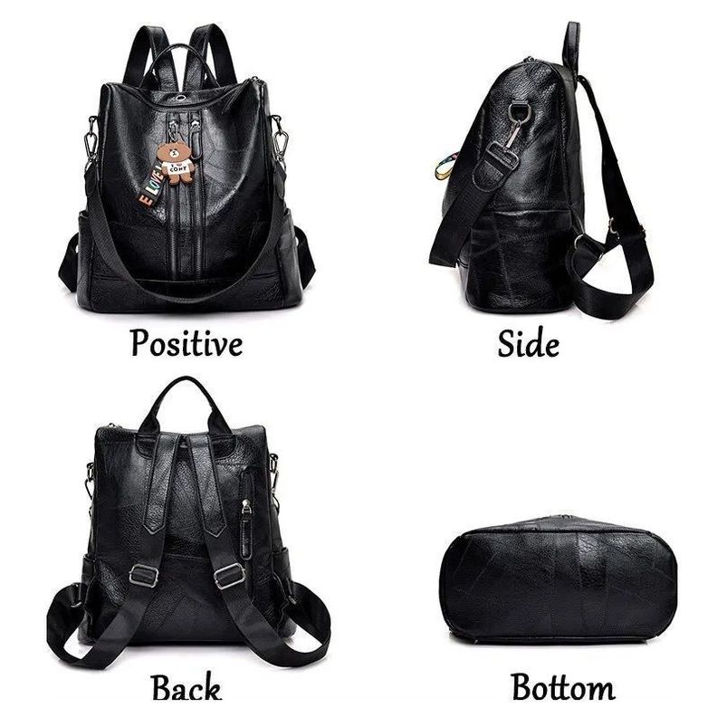 Mochila MOVAC Ultra Elegance Antirrobo para Mujer De Material Cuero PU -2