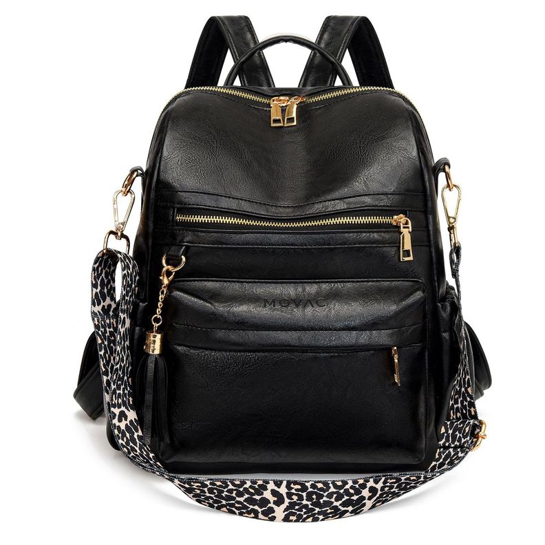 Mochila Cartera MOVAC Urban Chip Cuero PU Mujer a la Moda Multiuso-0
