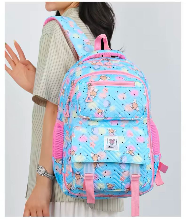 Mochila Escolar para Niña Estilo Kawaii Gran Capacidad Juvenil-1