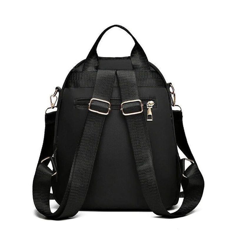 Mochila Cartera Bolso Juvenil de Mujer Impermeable Multifuncional-4