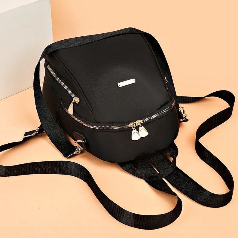 Mochila Cartera Bolso Juvenil de Mujer Impermeable Multifuncional-5