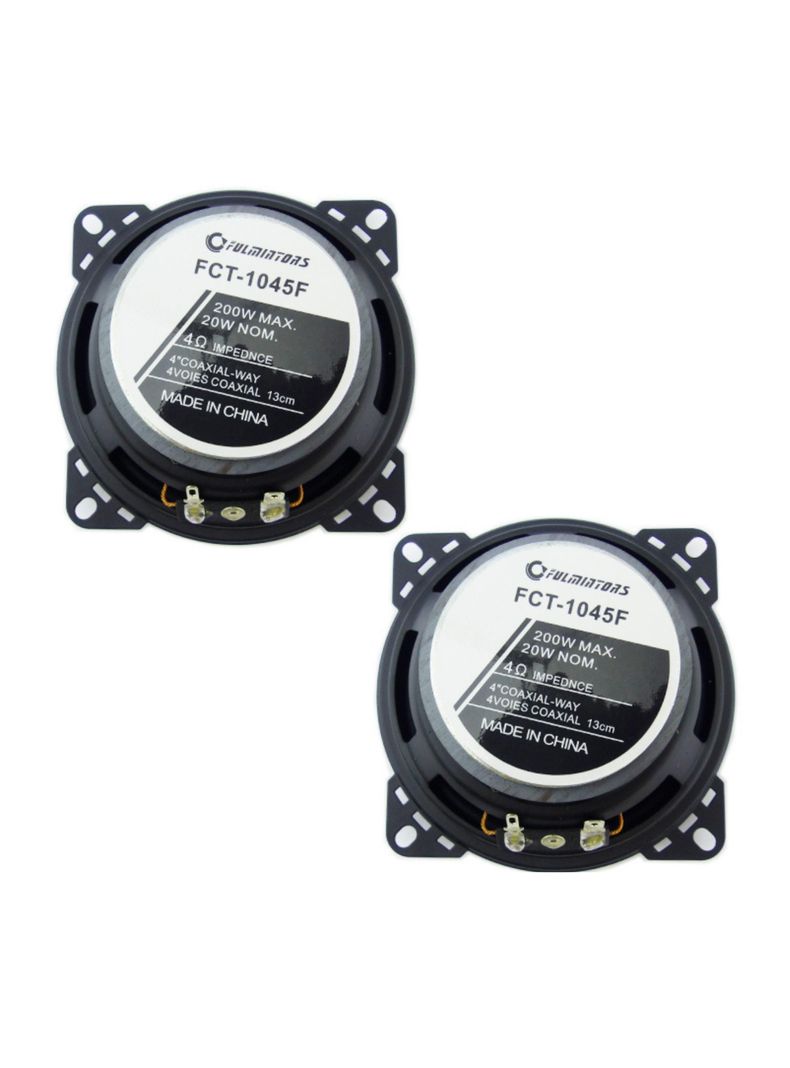 Parlantes De auto 4” Y 200Watt, Modelo Set X2 -2