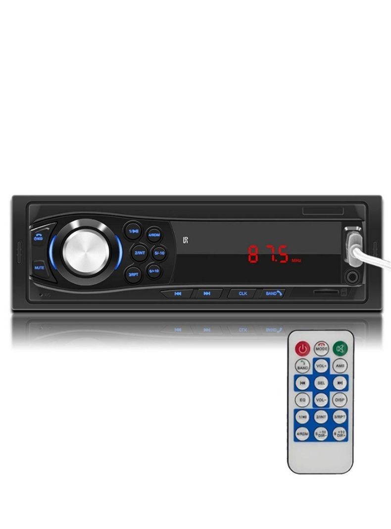 Radio Auto 1 Din Bluethoot + Mp3+ Aux, Económica-0