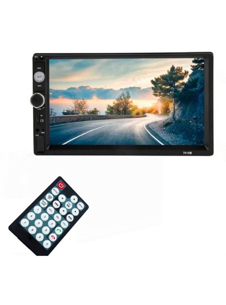 Radio 2din Pantalla Touch, HD 7”, USB Bluetooth, Mirror Link Control Remoto-0