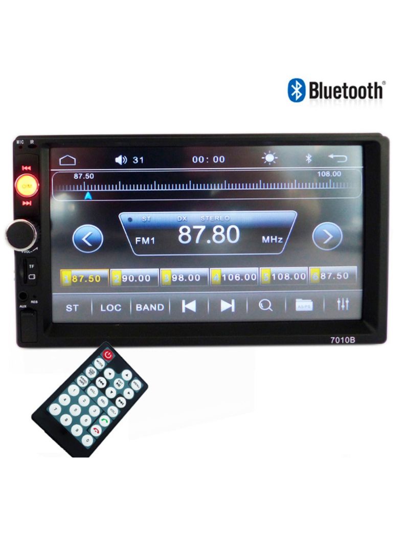 Radio 2din Pantalla Touch, HD 7”, USB Bluetooth, Mirror Link Control Remoto-3