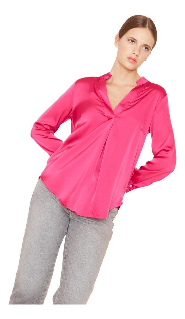 Blusa Lily Ii Fucsia Jacinta Tienda-3