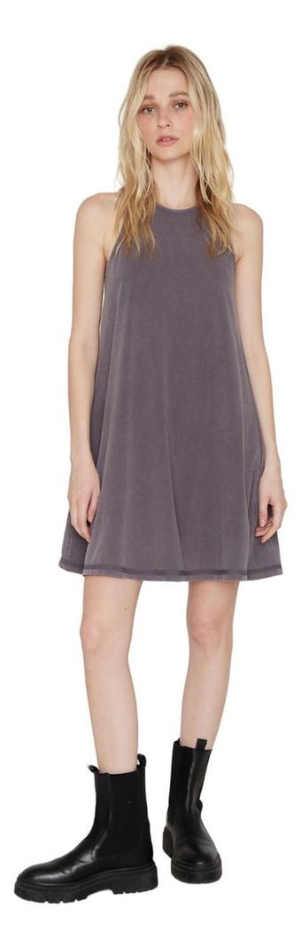 Vestido Elisa Gris Jacinta Tienda-1