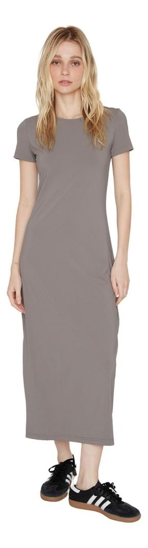 Vestido Luisa Gris Jacinta Tienda-0
