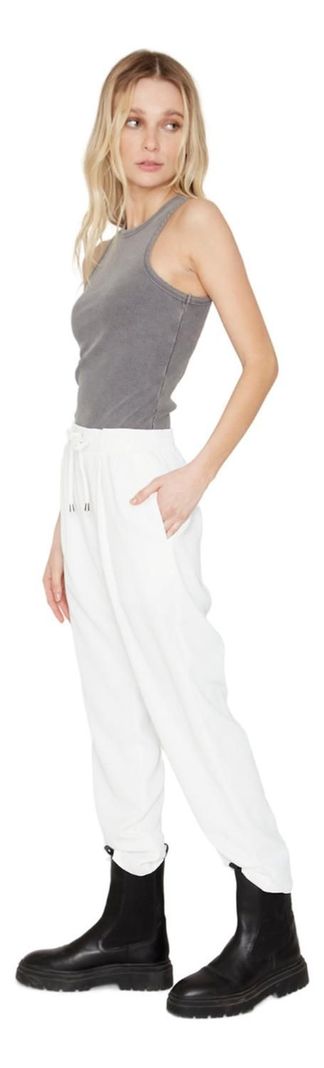 Pantalón Jogger Summer Blanco Jacinta Tienda-1