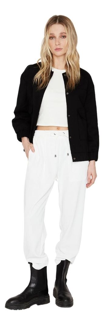 Pantalón Jogger Summer Blanco Jacinta Tienda-4