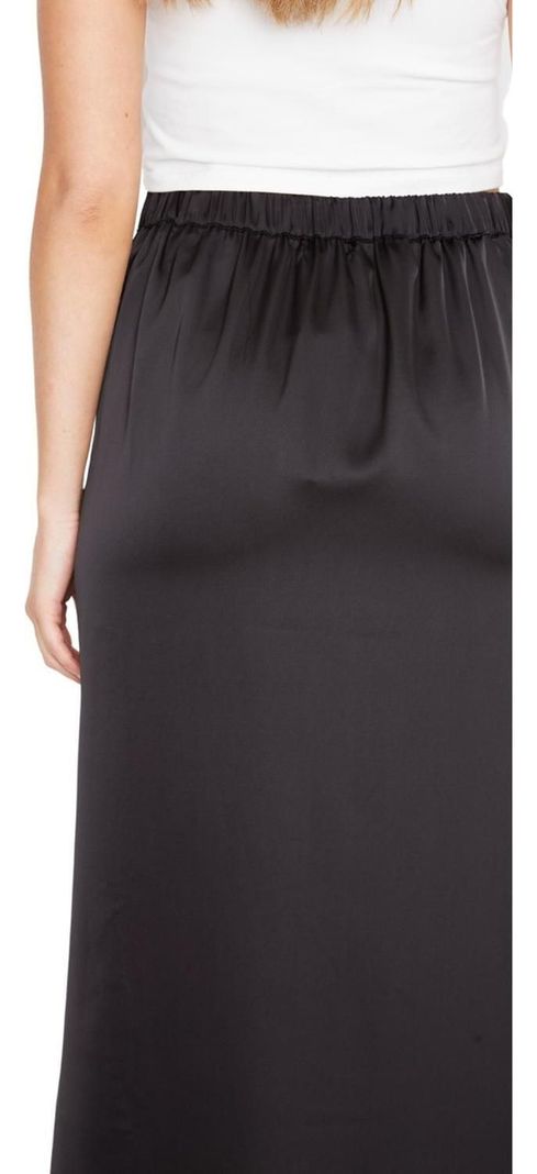 Falda Jane Satin Negra Jacinta Tienda-5