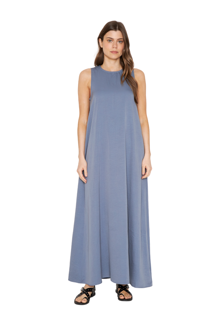 Vestido Elena Largo azul Jacinta Tienda