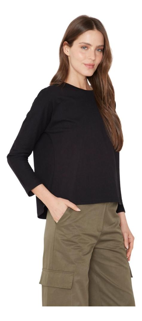 Remera Juli Negra Jacinta Tienda-2