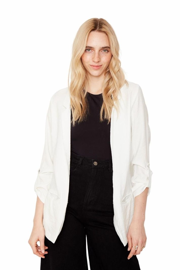 Blazer Olivia blanco Jacinta Tienda-0