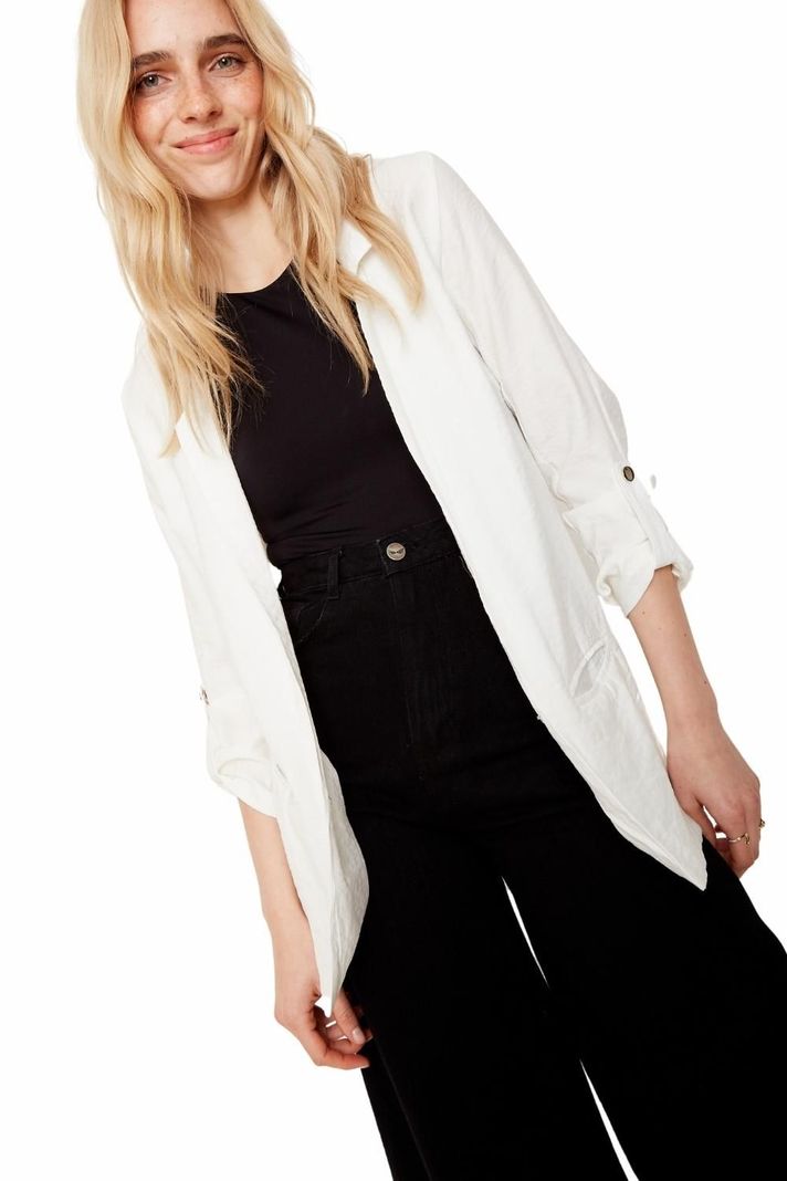 Blazer Olivia blanco Jacinta Tienda-4