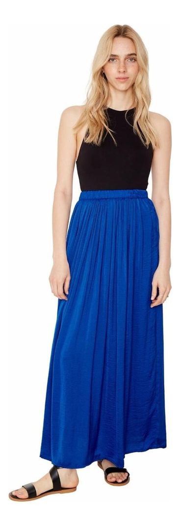 Falda Elisa Azul Jacinta Tienda-0