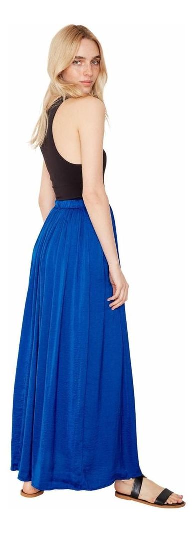 Falda Elisa Azul Jacinta Tienda-2