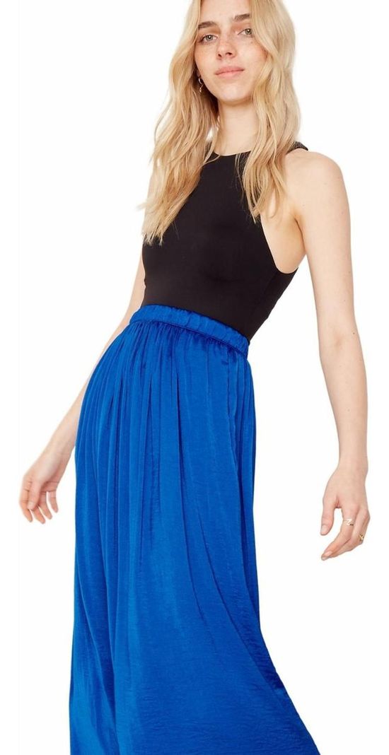 Falda Elisa Azul Jacinta Tienda-4