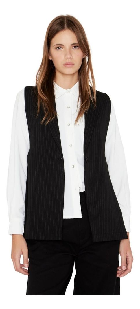 Blazer Owen Rayas Negro Jacinta Tienda-0