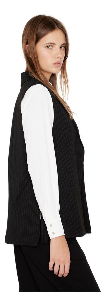 Blazer Owen Rayas Negro Jacinta Tienda-1